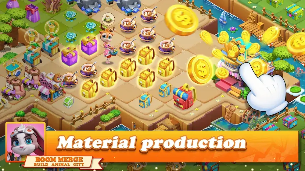 Boom Merge : Build Animal City