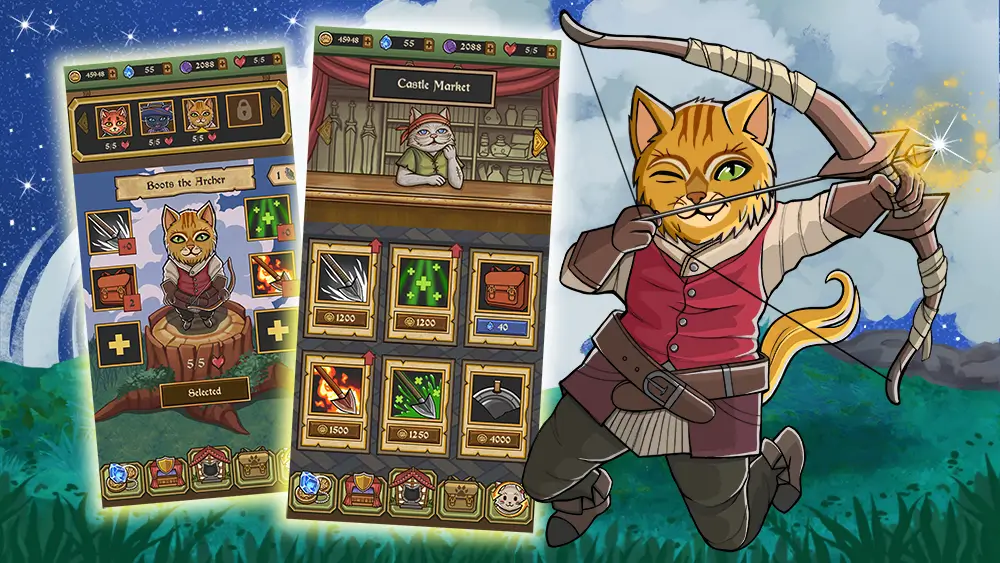 Neko Dungeon: Puzzle RPG