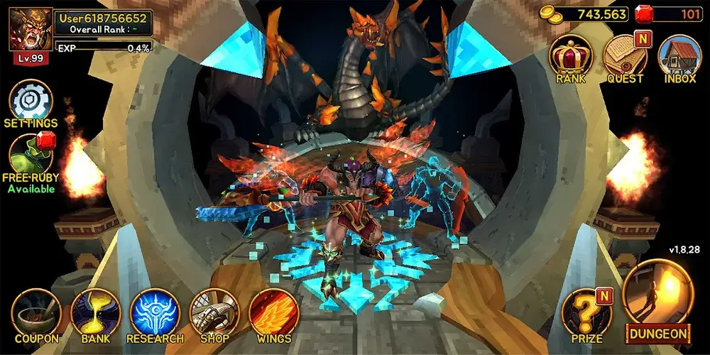 Death Dungeon : Demon Hunting RPG