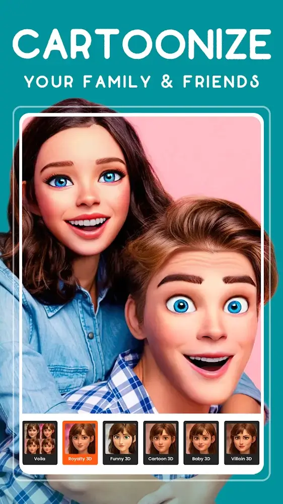 Voila AI Artist Cartoon Photo