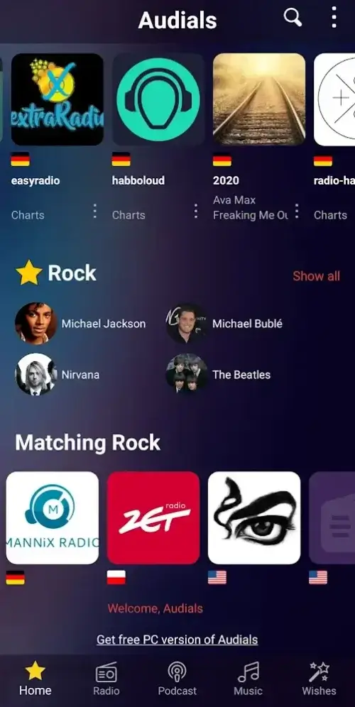 Audials Play: Radio & Podcasts