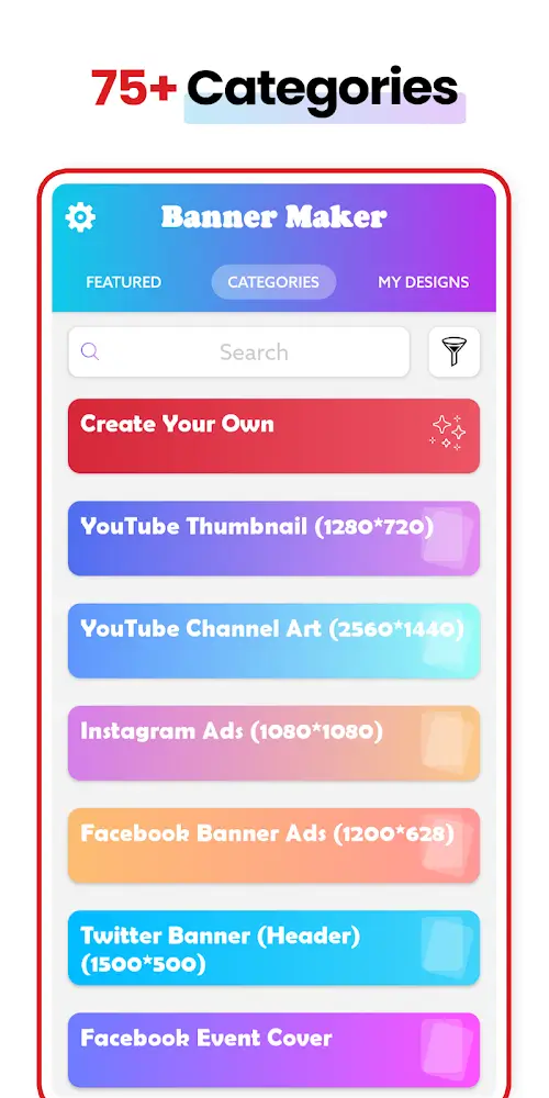 Banner Maker, Thumbnail Maker