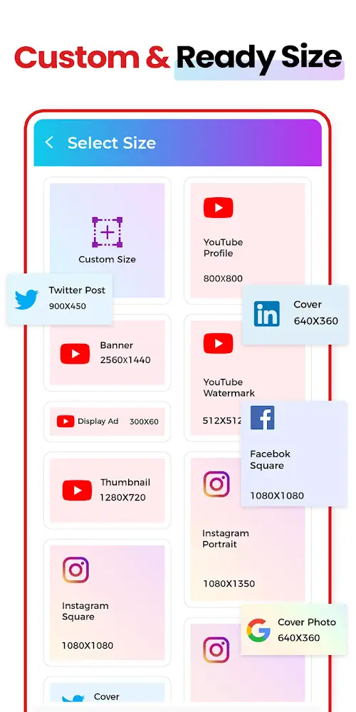 Banner Maker, Thumbnail Maker