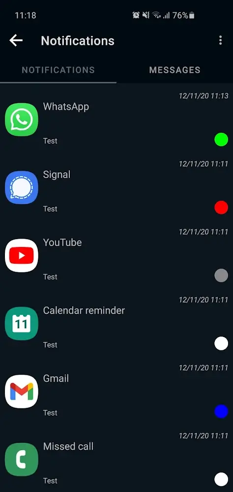 LED Blinker Notifications Pro -AoD-Manage lights