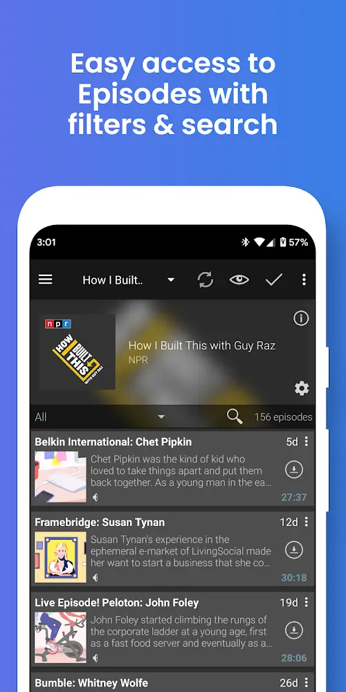 Podcast Addict: Podcast player