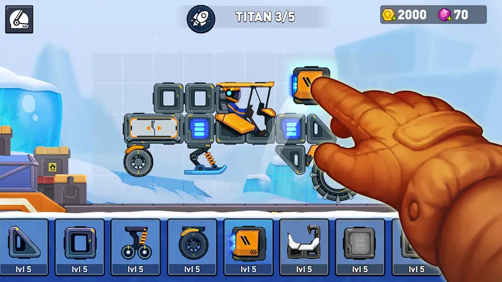 Rovercraft 2 Race a space car