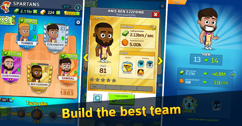 Idle Five Basketball tycoon