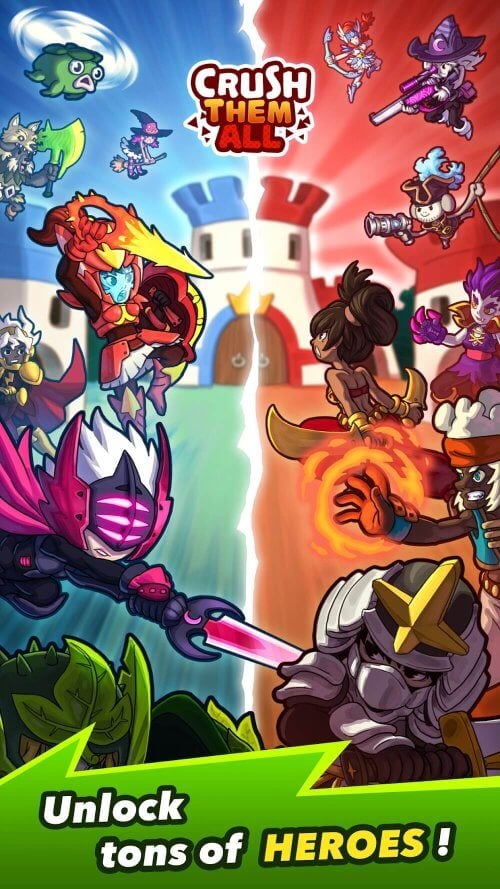 Crush Them All – PVP Idle RPG