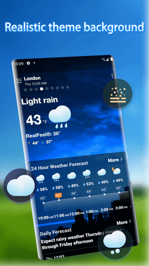 Local Weather Alerts – Widget