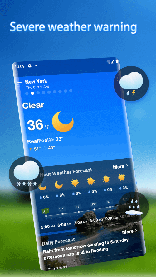 Local Weather Alerts – Widget