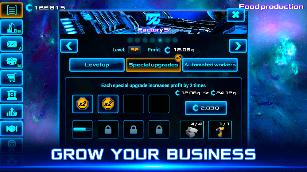 Idle Space Business Tycoon