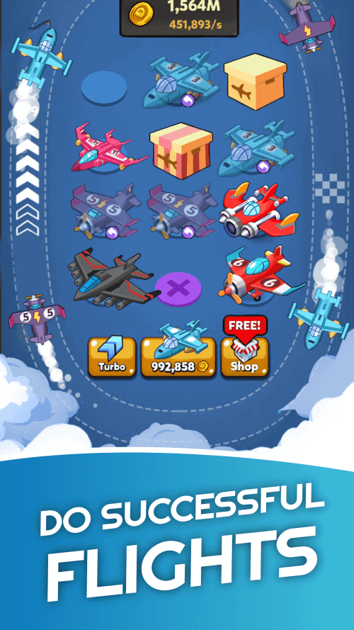 Merge Airplane 2: Plane Merger