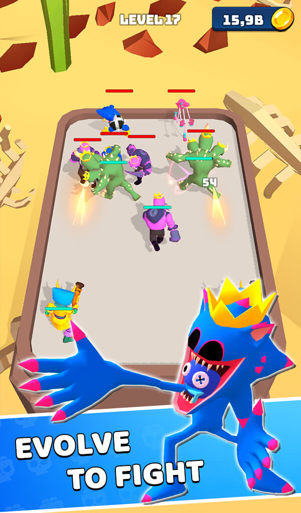 Monster Rampage: Merge Rainbow