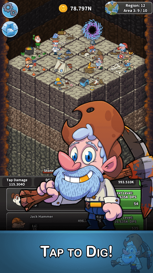 Tap Tap Dig: Idle Clicker Game