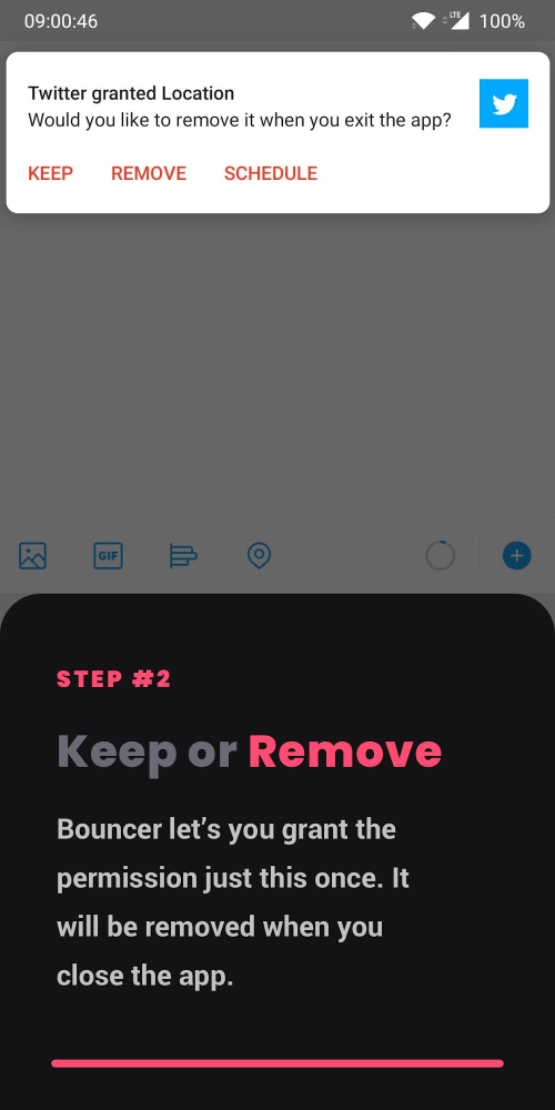 Bouncer – Temporary App Permis
