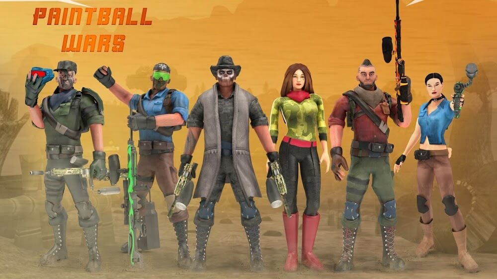 Paintball Shooting Game 3D