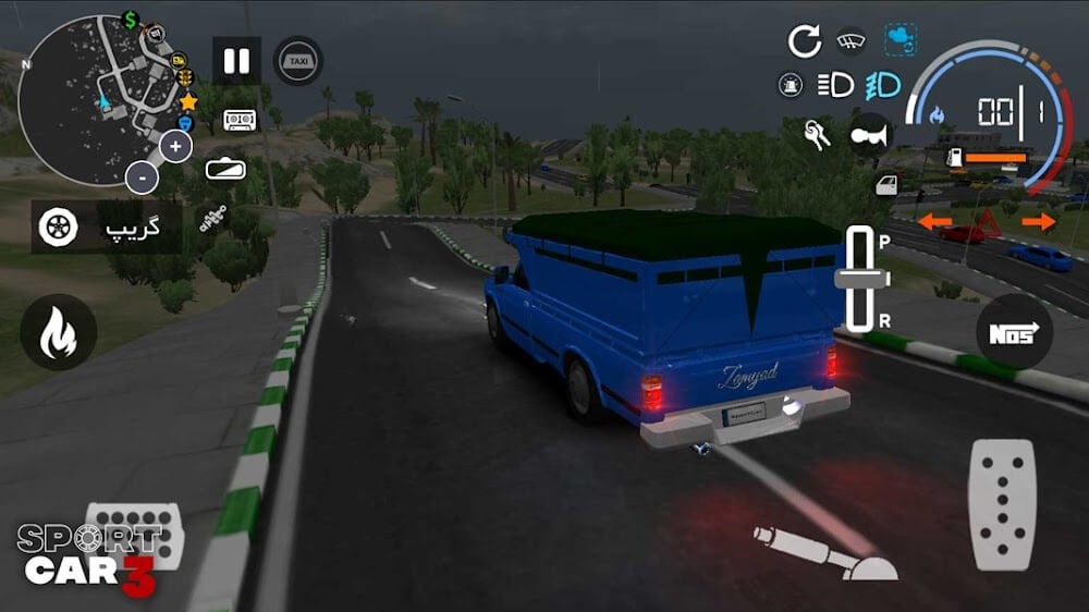 Sport car 3 : Taxi & Police –