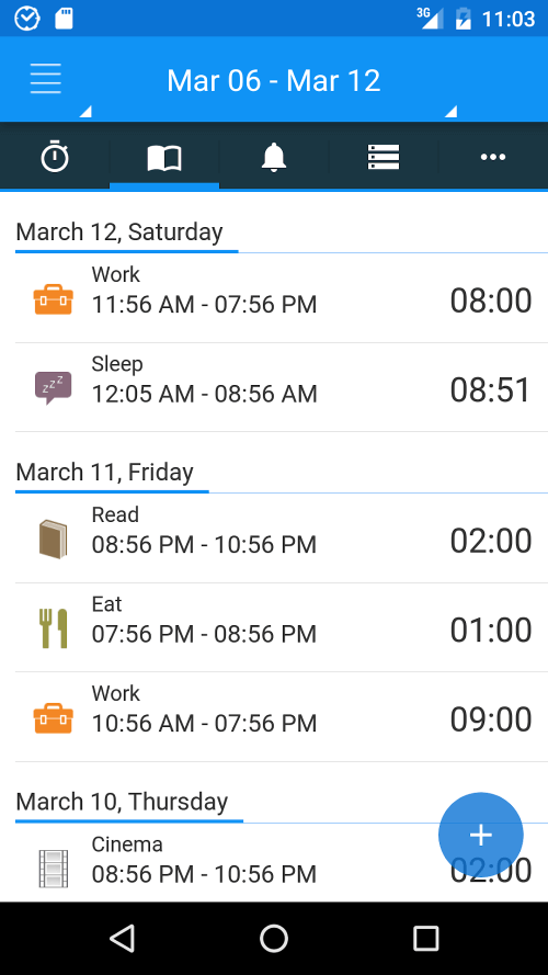 aTimeLogger – Time Tracker