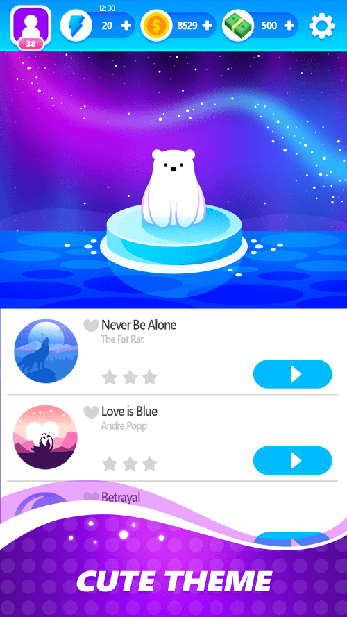 Catch Tiles Magic Piano Game