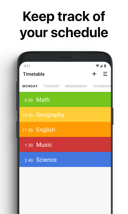 Class Timetable – Schedule App