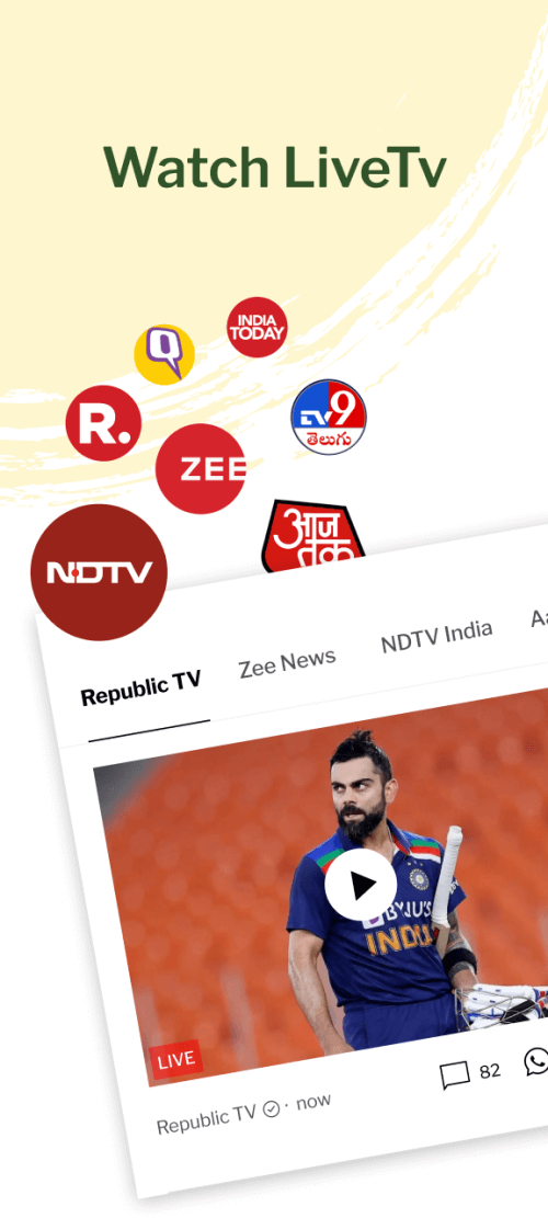 Dailyhunt: News Video Cricket