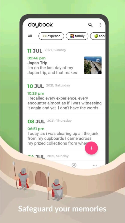 Daybook – Diary, Journal, Note