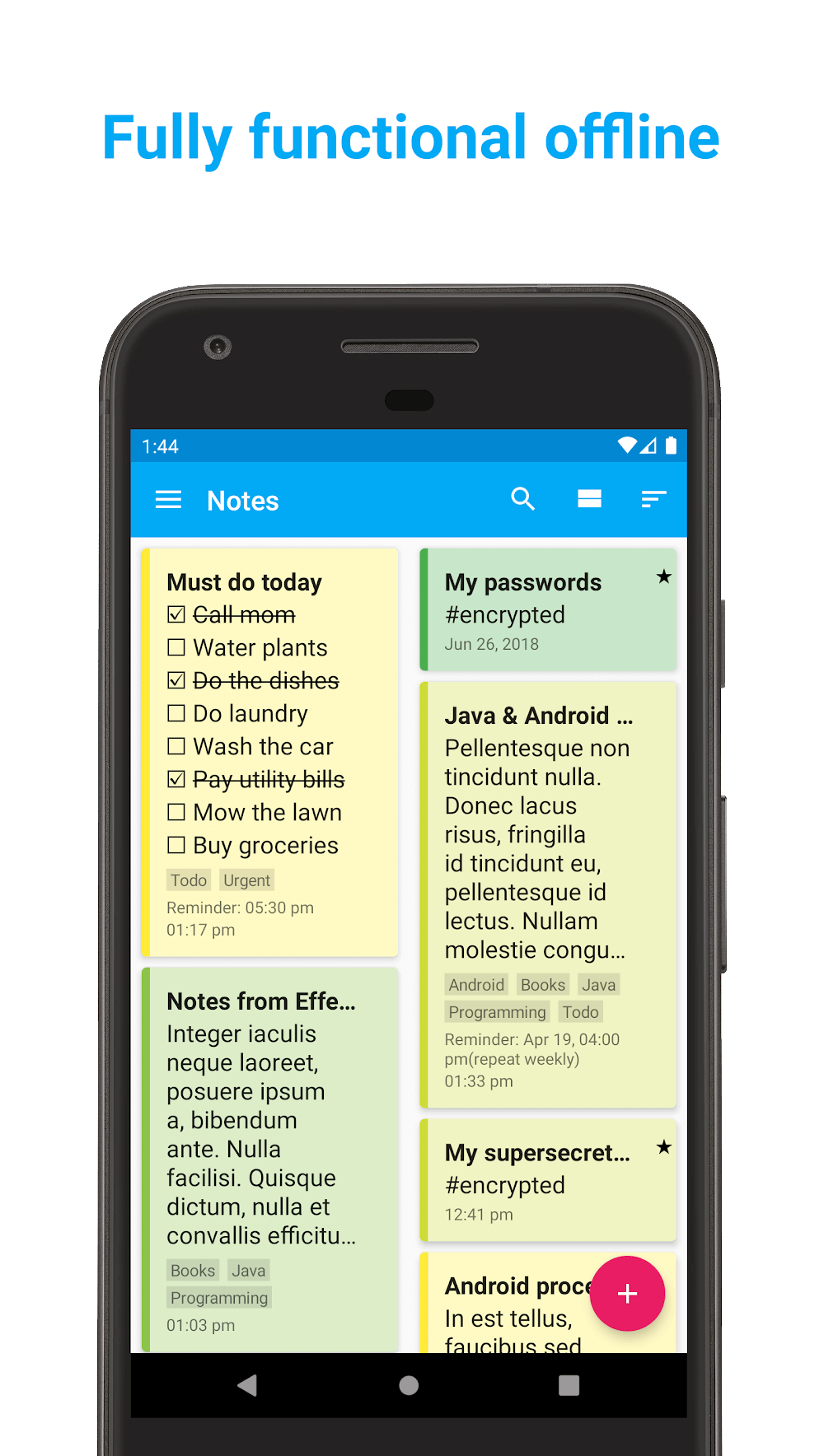 FairNote – Encrypted Notes