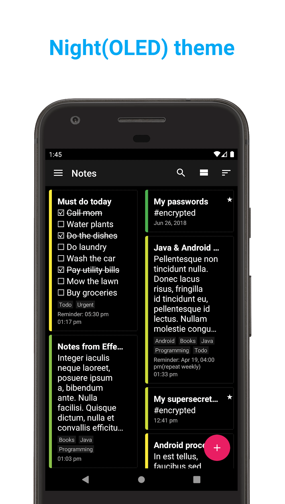 FairNote – Encrypted Notes
