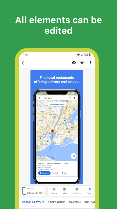 Mockup – App Screenshot Design