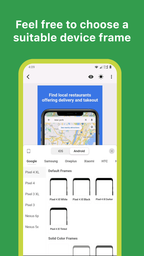 Mockup – App Screenshot Design