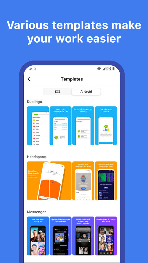 Mockup – App Screenshot Design
