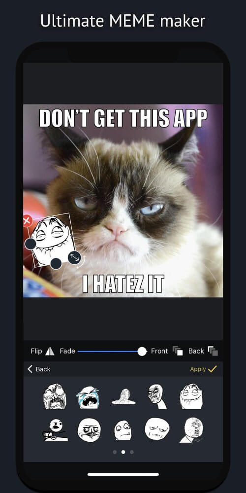 piZap Photo Editor, MEME Maker