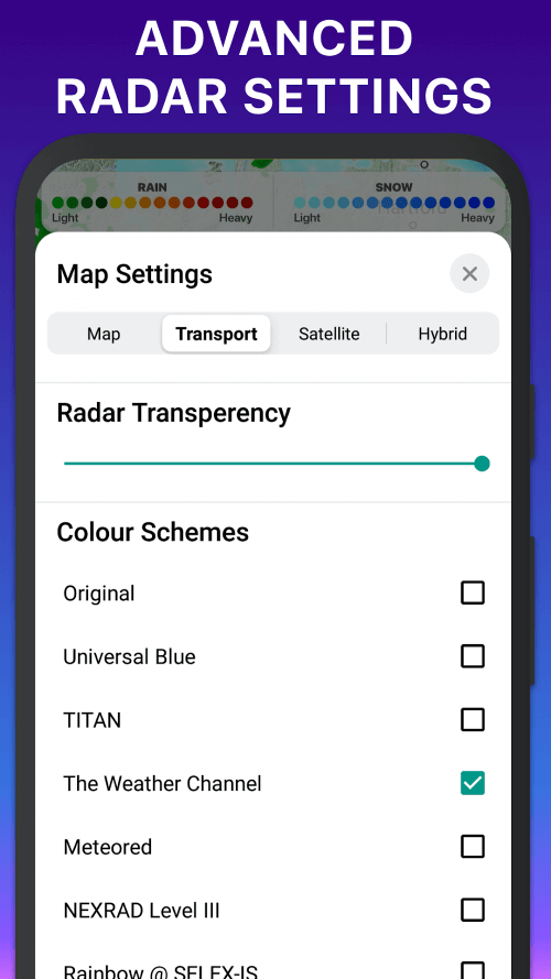 RAIN RADAR – weather radar