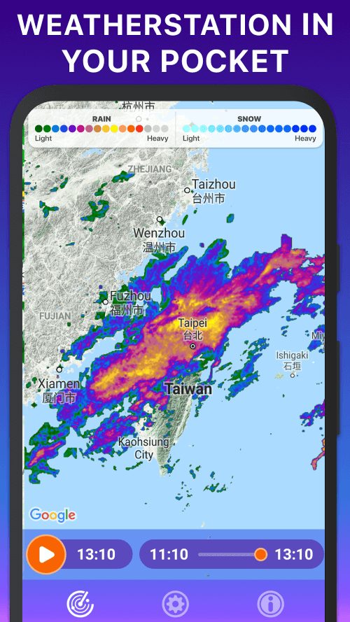 RAIN RADAR – weather radar