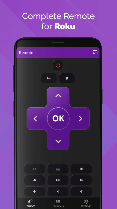 Remote Control for Roku TV