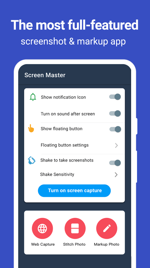 ScreenMaster: Screenshot & Lon