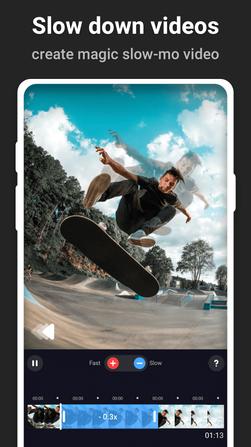 Slow motion – slow mo, fast mo