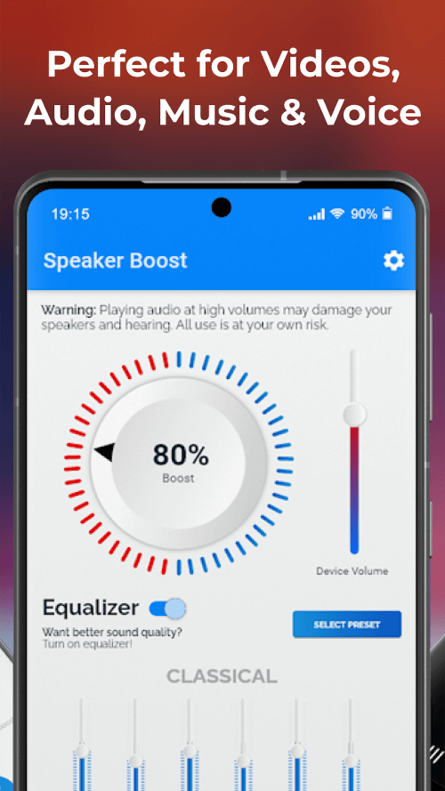 Speaker Boost: Volume Booster