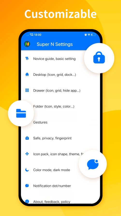 Super N Launcher -Super design