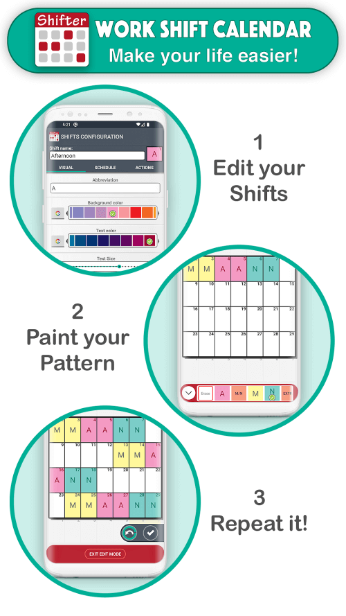 Work Shift Calendar