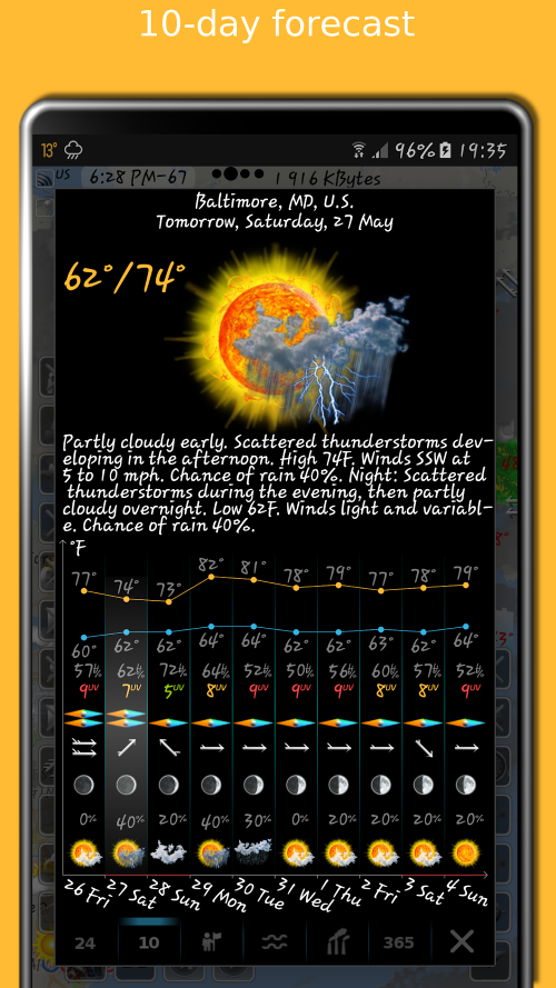 eMap HDF: weather & earthquake