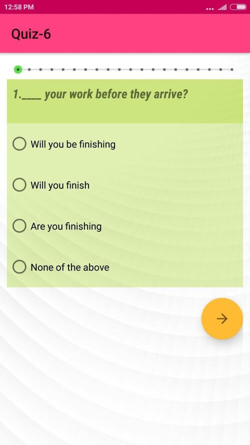 English Tenses Quiz