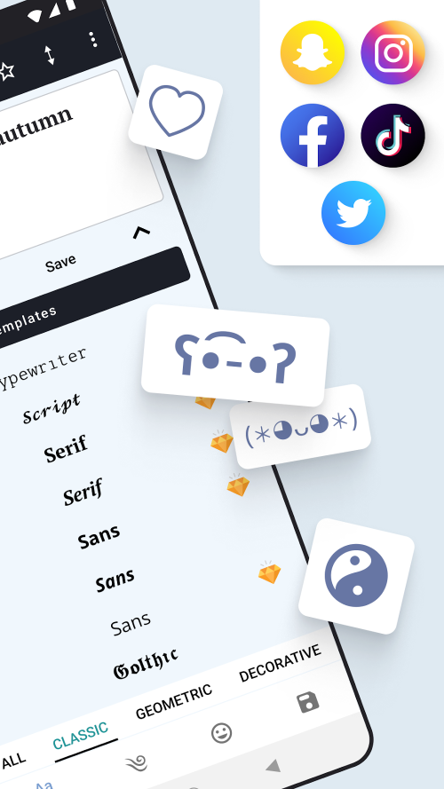 Letter Fonts – Stylish Text