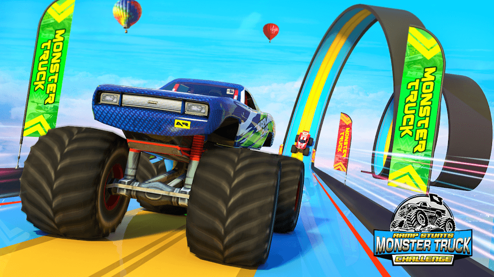 Monster Truck Stunts Car Games