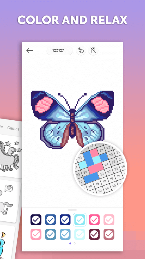 PixelArt: Color by Number, San