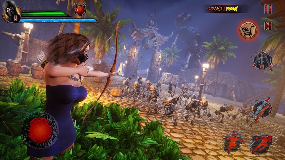 Shadow Ninja Warrior Fighting