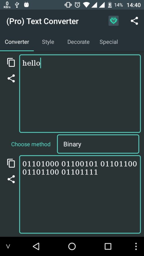 Text Converter Encoder Decoder