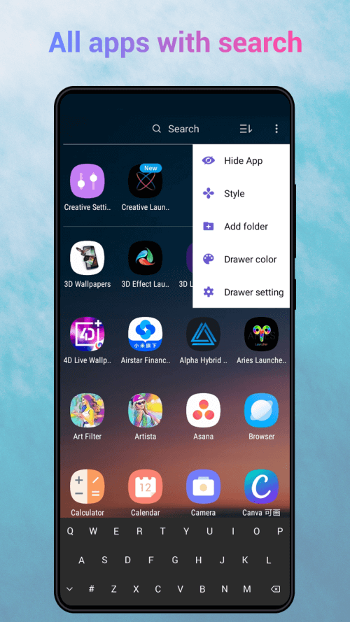 Creative Launcher -Quick,Smart