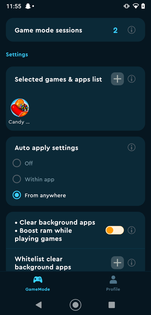 GameModeX – Game Booster PRO