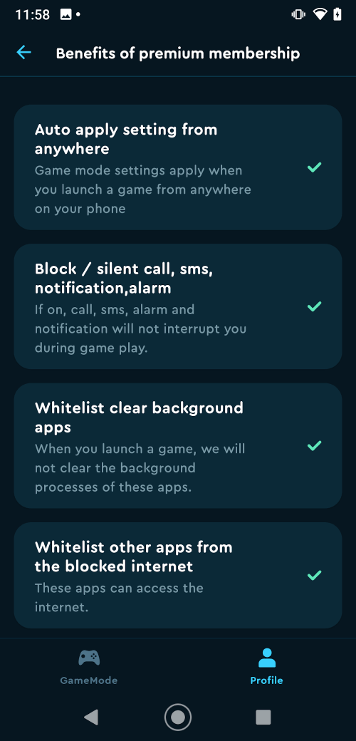 GameModeX – Game Booster PRO